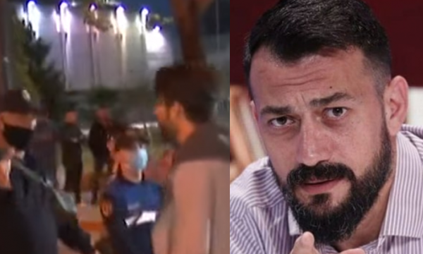A ju q**a ropt” Shpërtheu ndaj policisë kur po prishej Teatri ...