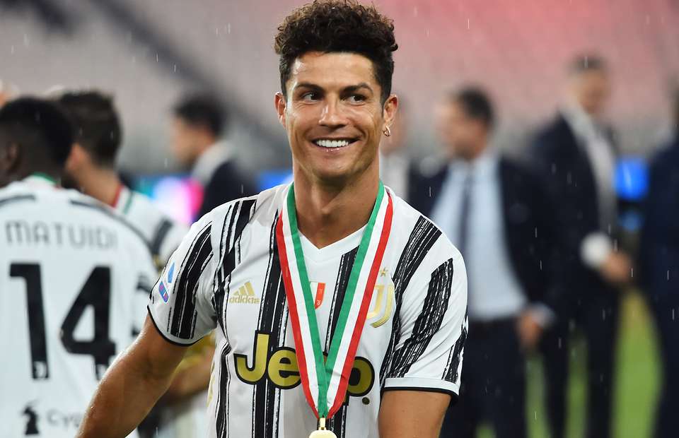 2020-2021 ユベントス クリスティアーノ・ロナウド 7番 ユベントス サッカーユニフォーム メンズ SIZE L ホワイト
