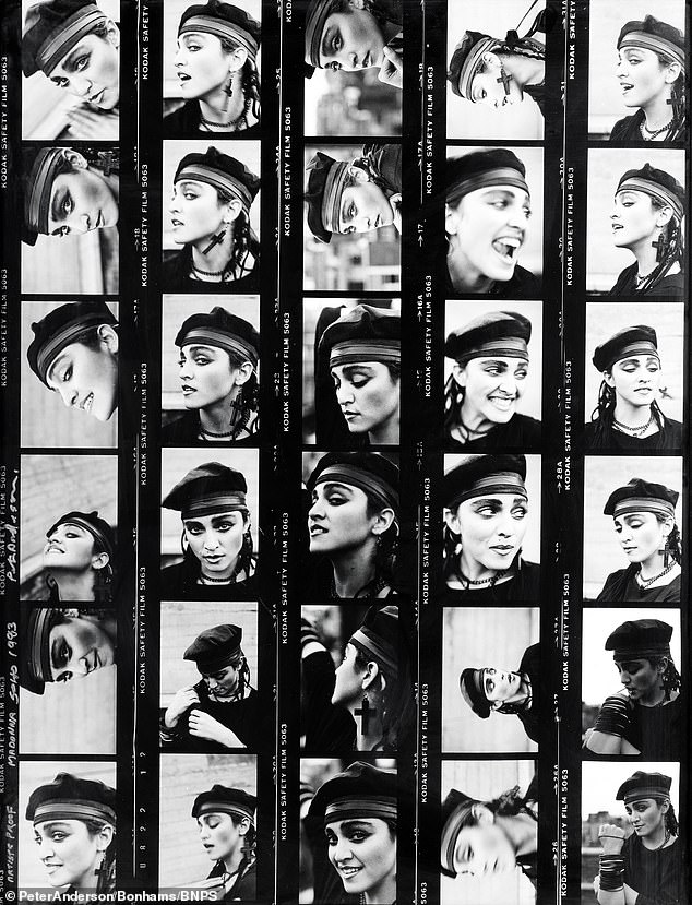 モノクロ ポートレート マドンナ レトロ 当時物 パネル 写真 海外 歌手 80'sアーティスト列伝 Madonna | matsudananda