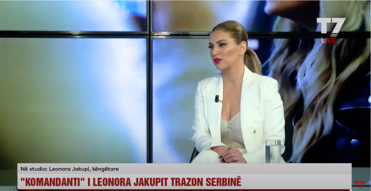 Leonora Jakupi flet për sulmet nga mediat serbe pas këngës “Komandant