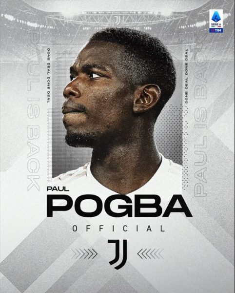 ユベントスがポグバの復帰を公式発表、フランス人選手は2026年
