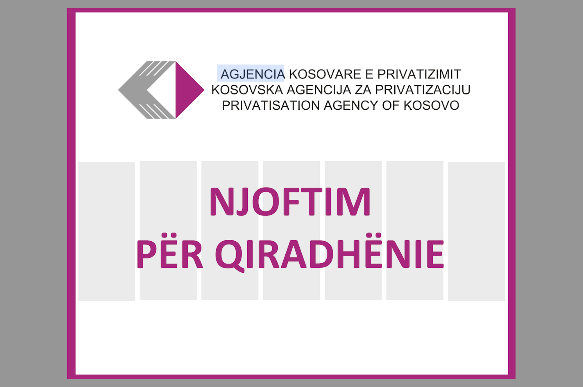 AKPja shpall qiradhënie të 229 aseteve objekteve dhe tokave atraktive