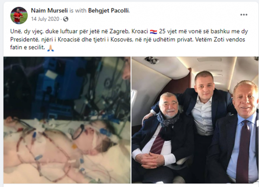 Behgjet Pacolli, Naim Murseli