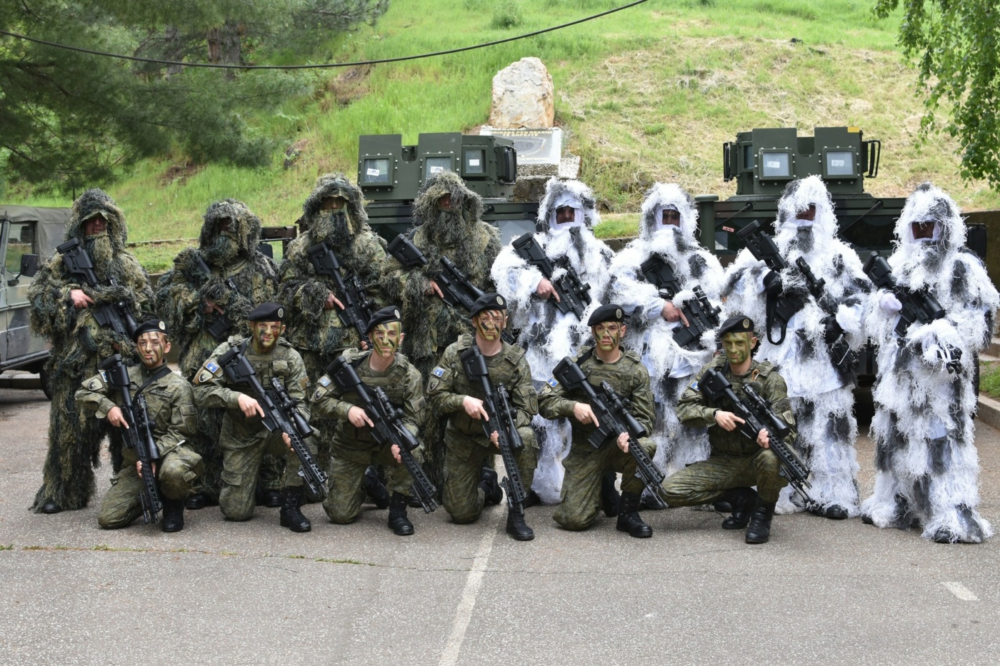 Fotografi mahnitëse nga skuadra e snajperistëve të ardhshëm të FSK së