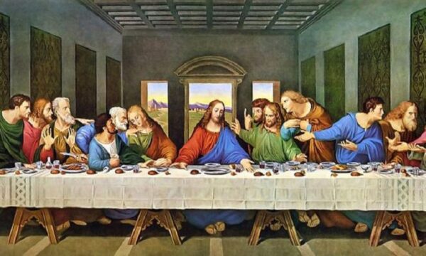 最後の晩餐」 - レオナルド・ダ・ヴィンチの傑作、14年1495月