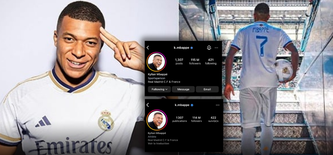 Efekti “Real Madrid”, Mbappes i shtohen mbi 1 milion ndjekës vetëm pak minuta - Gazeta Express