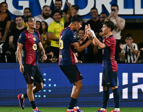 Barcelona e fiton miqësoren ndaj Manchester Cityt - Gazeta Express