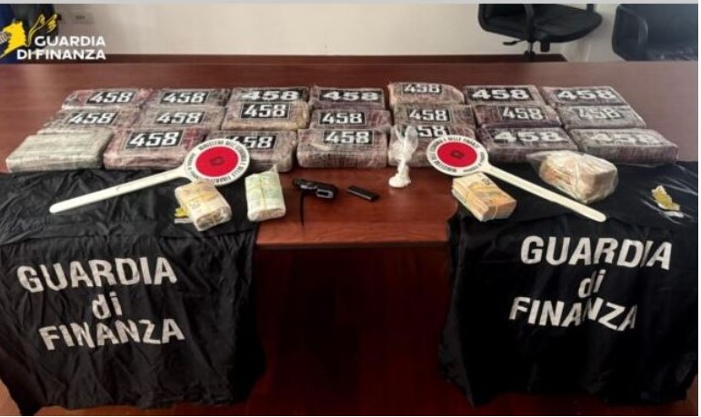 25 kg kokain beslaglagt i Italien, en albaner anholdt - Gaza Express