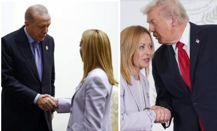 meloni-ne-qender-te-vemendjes-ne-samitin-ne-egjipt-trump-e-komplimenton-erdogan-e-kritikon-duhet-ta-lesh-duhanin