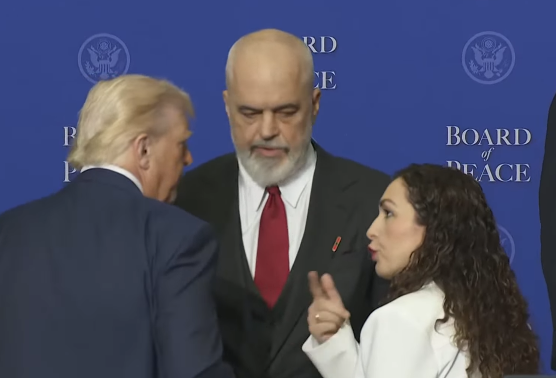 Biseda Rama Trump  Osmani u afrohet  duket se biseda mes tyre është për Hashim Thaçin