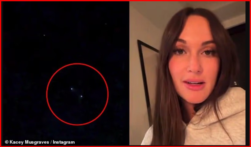 Kacey Musgraves: I saw a UFO that seemed to be accompanying my plane