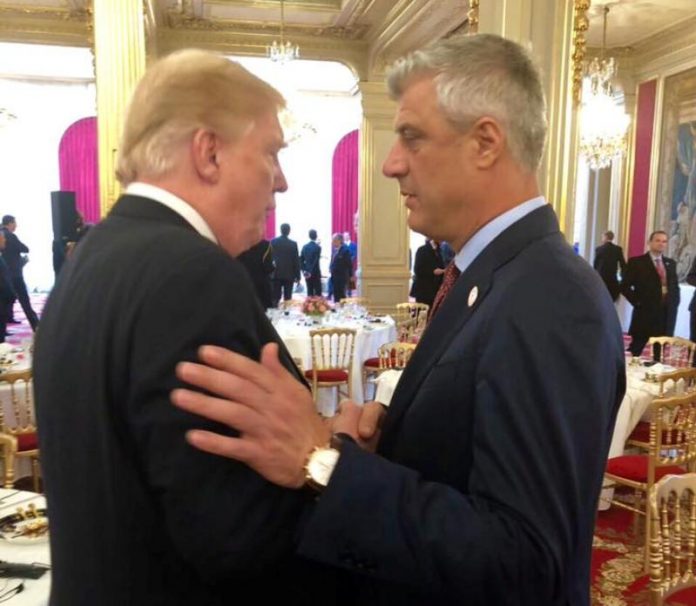 Thaci Trump 696x606 1