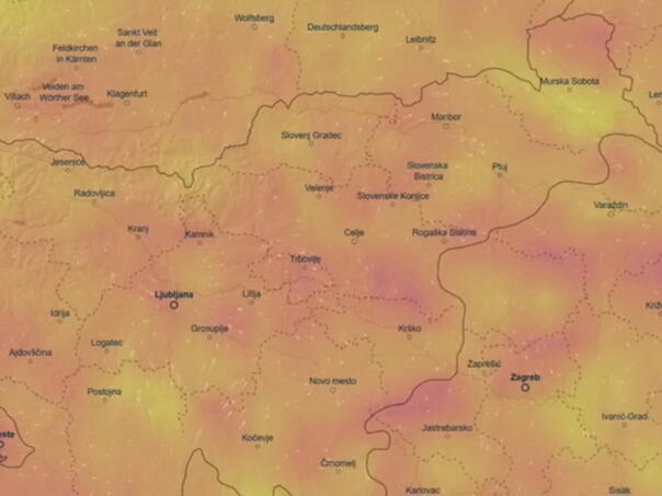 Stuhi e fortë godet Slloveninë  temperaturat bien me 10°C